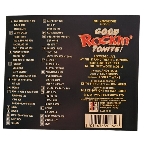 Good Rockin' Tonite! Original London Cast Recording Music CD 37417cd - Picture 3 of 3